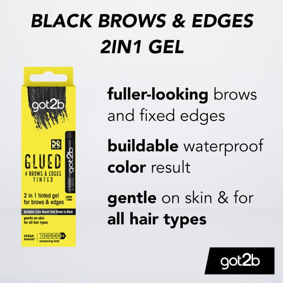 Glued 4 Brows & Edges