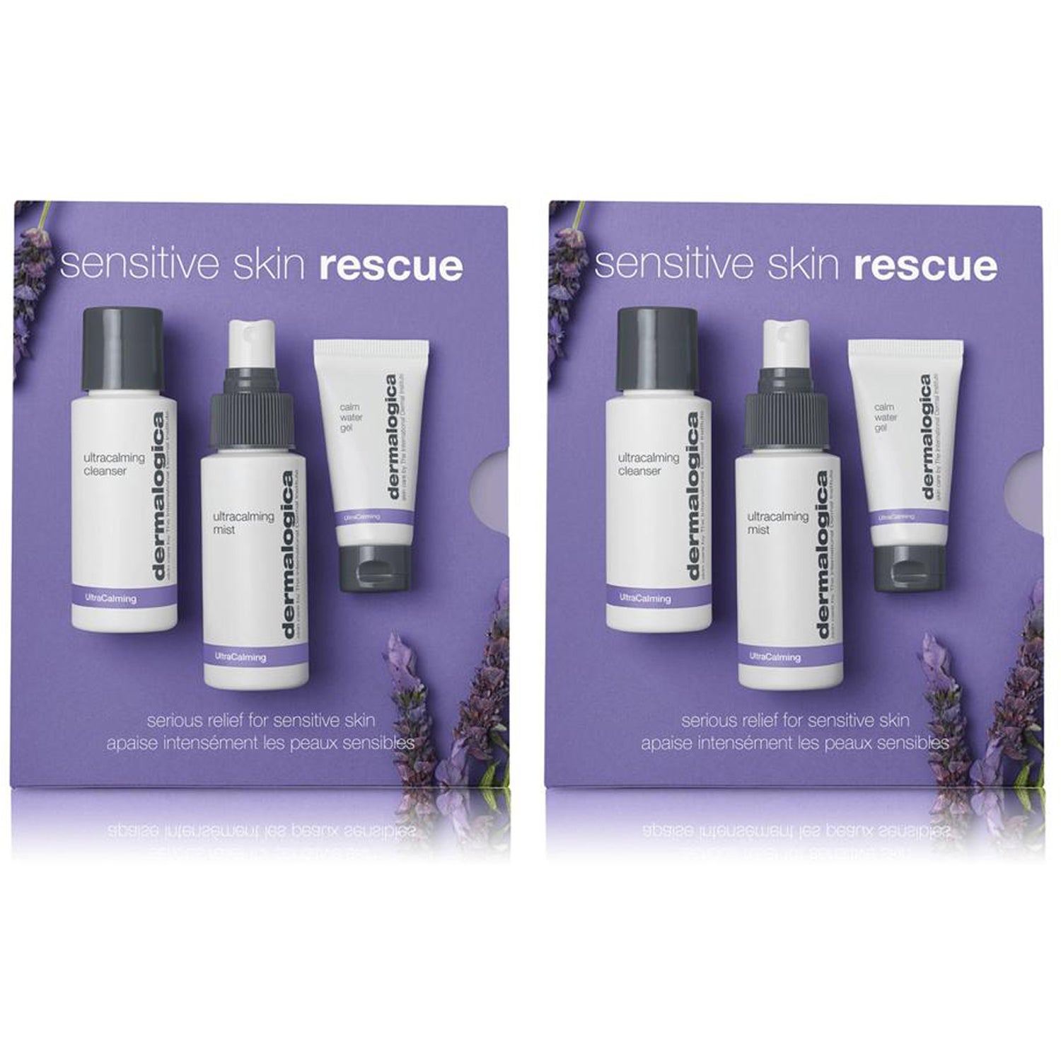 Dermalogica Sensitive Skin Rescue Kit Duo rengöring & peeling dam