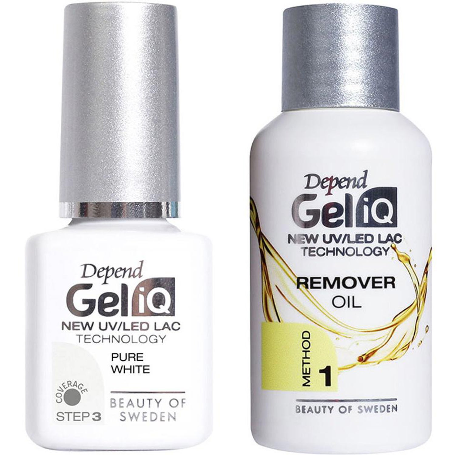 Depend Gel IQ White & Remover Oil Set