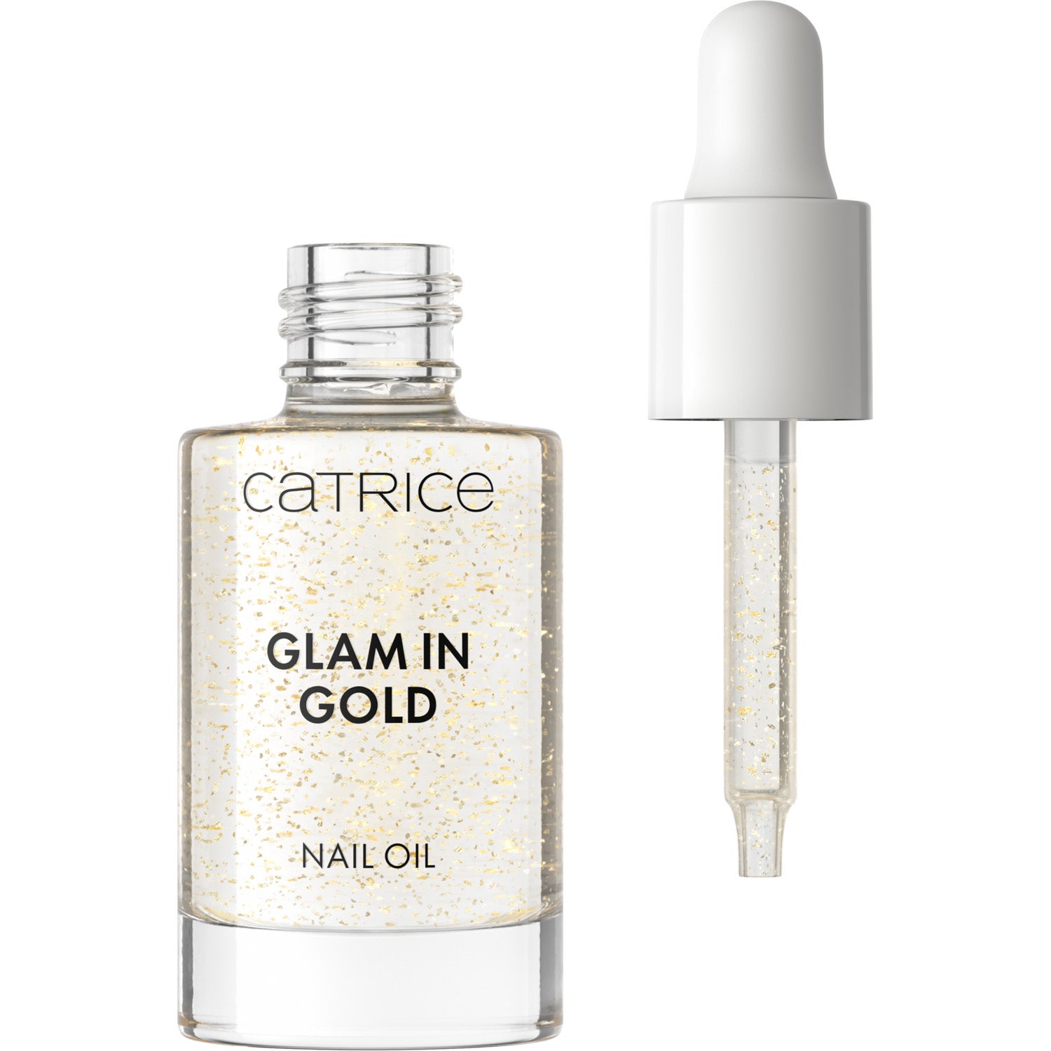 Catrice Glam In Gold Nail Oil 8 ml billede