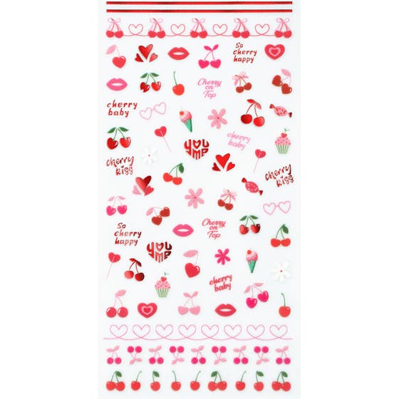 So Cherry Happy Cherry Scented Nail Stickers