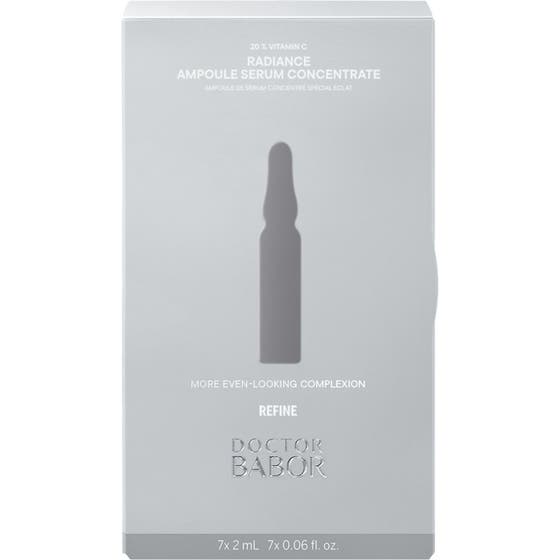 Babor DOC Radiance Ampoule 14 ml glødgivende serum med Vitamin C i oransje glassampuller i en grå eske