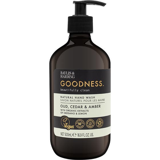 Goodness Oud, Cedar & Amber Hand Wash