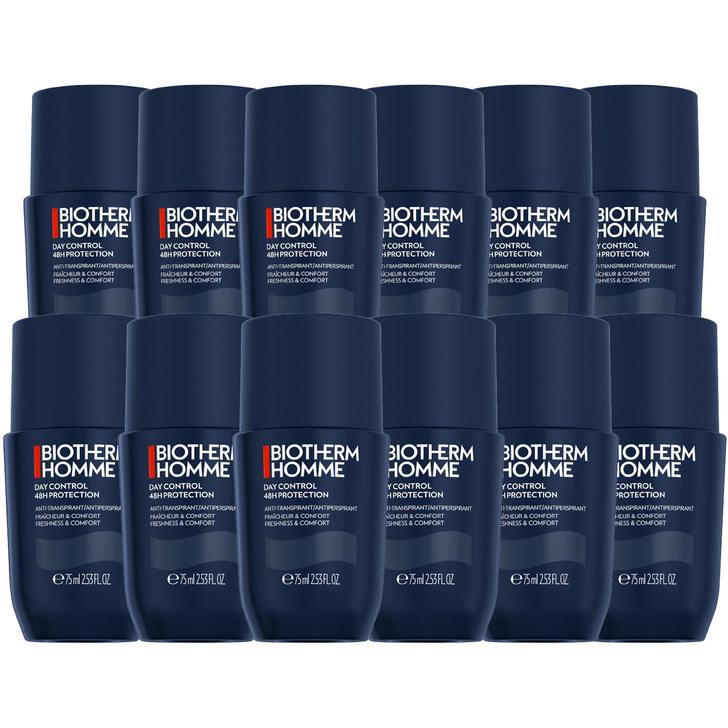 Biotherm Day Control Deodorant Roll-On MEGAPACK 12 x Antiperspirant - 900 ml
