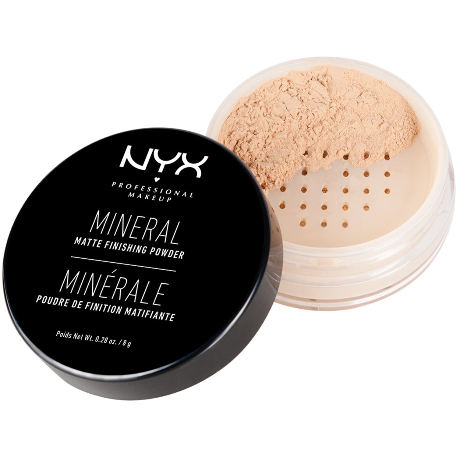 NYX Professional Makeup Mineral Matte Finishing Powder MFP01 Light/Medium 8 g