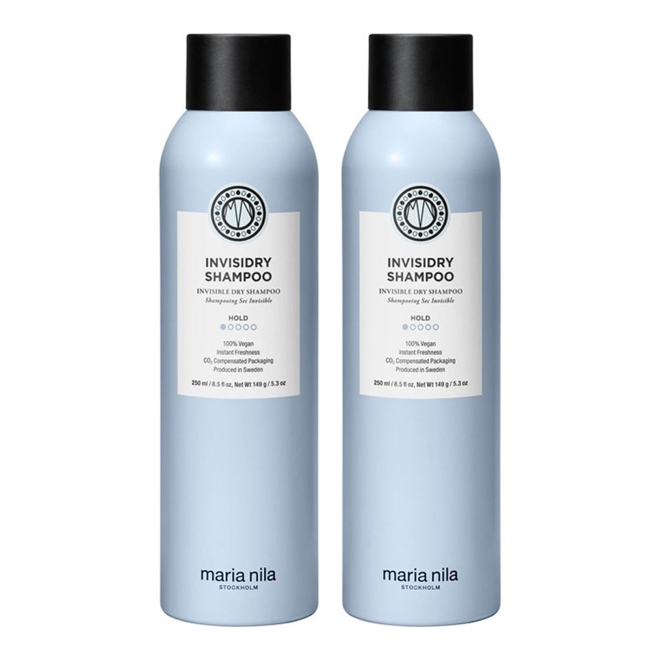 Invisidry Shampoo Duo 2x250ml Invisible Dry Shampoo