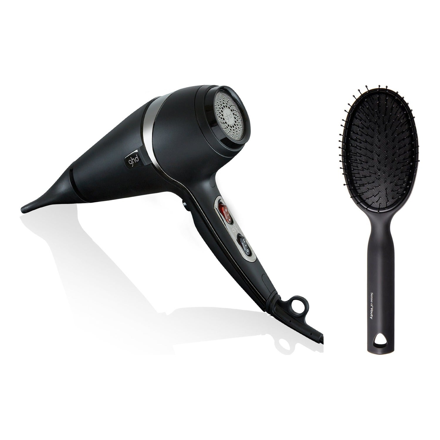 ghd Smooth Dry & Detangle Set Hairdryer 1 Pcs & Detangling Brush