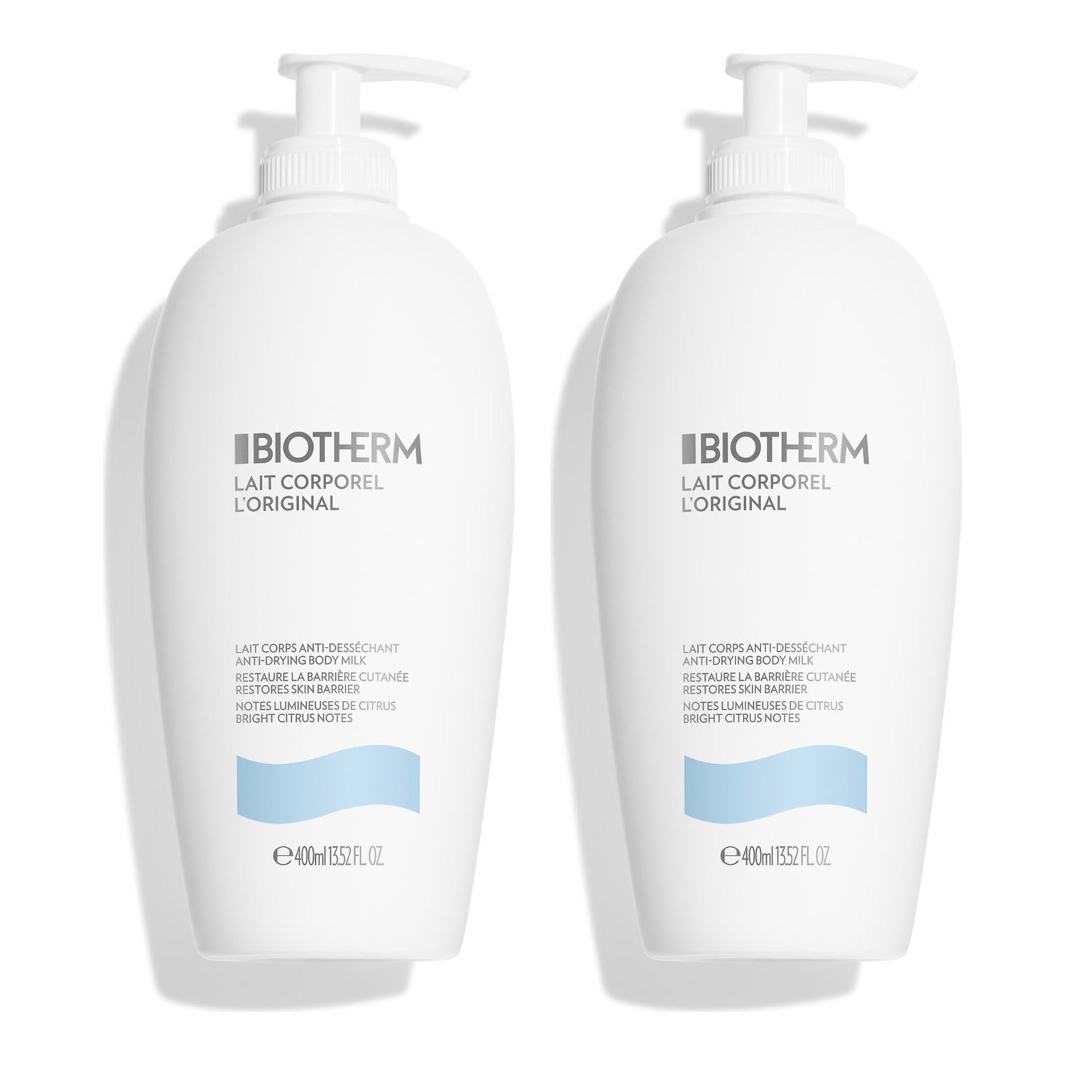 Biotherm Lait Corporel Duo - Bodylotion 2 x Bodymilk 400ml - 800 ml
