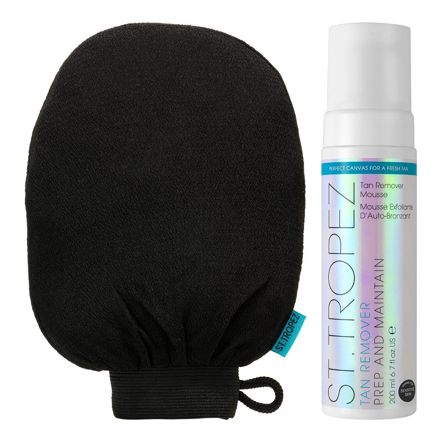 St.Tropez Tan Remover Kit Remover Mitt & Remover Mousse 200 ml