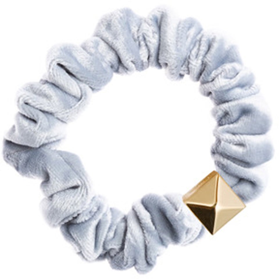 Velvet Mini Scrunchie Cool Blue