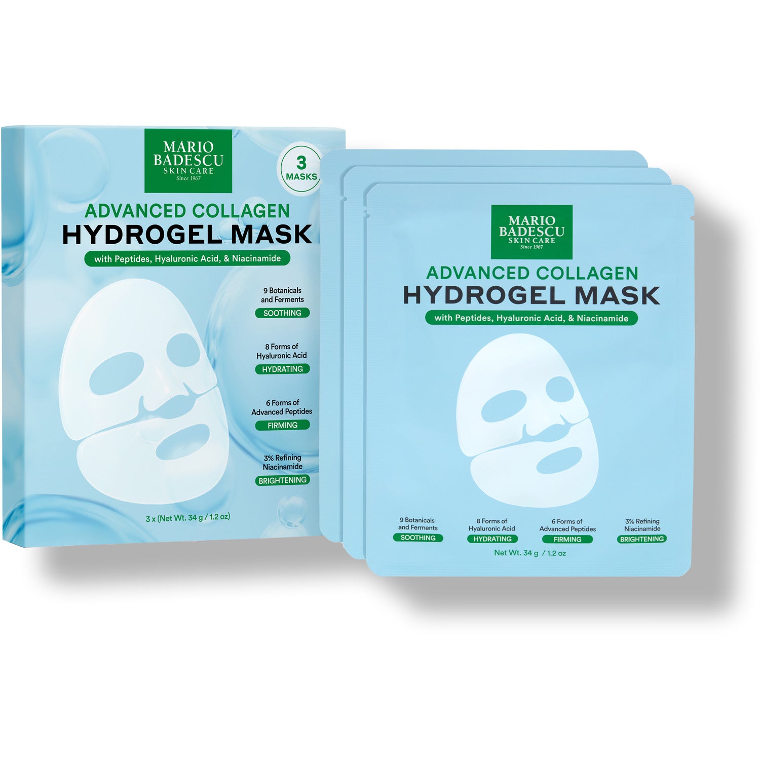 Mario Badescu Advanced Collagen Hydrogel Sheet Mask 1 pcs