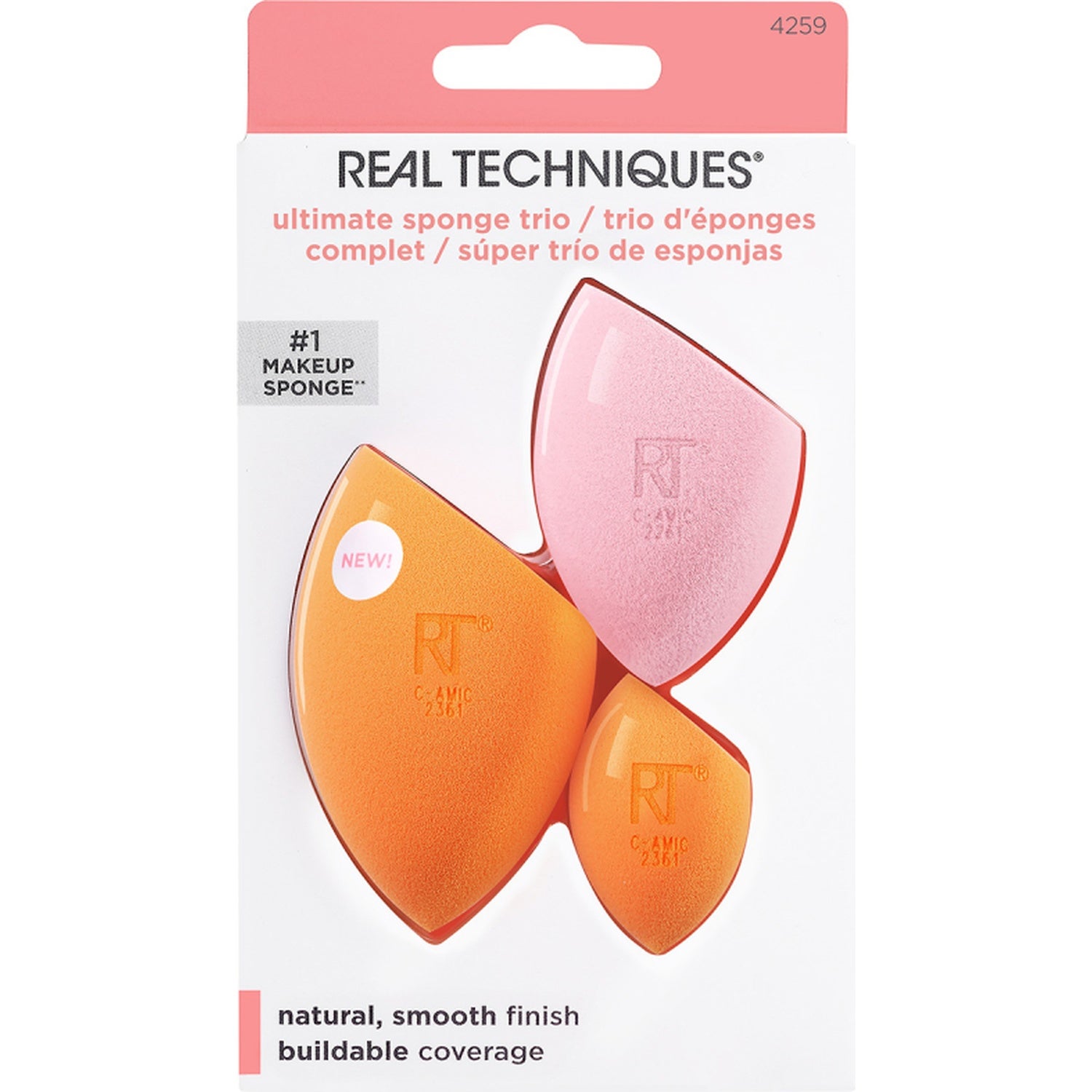 Real Techniques Ultimate Sponge Trio sminkverktyg dam – bild 7