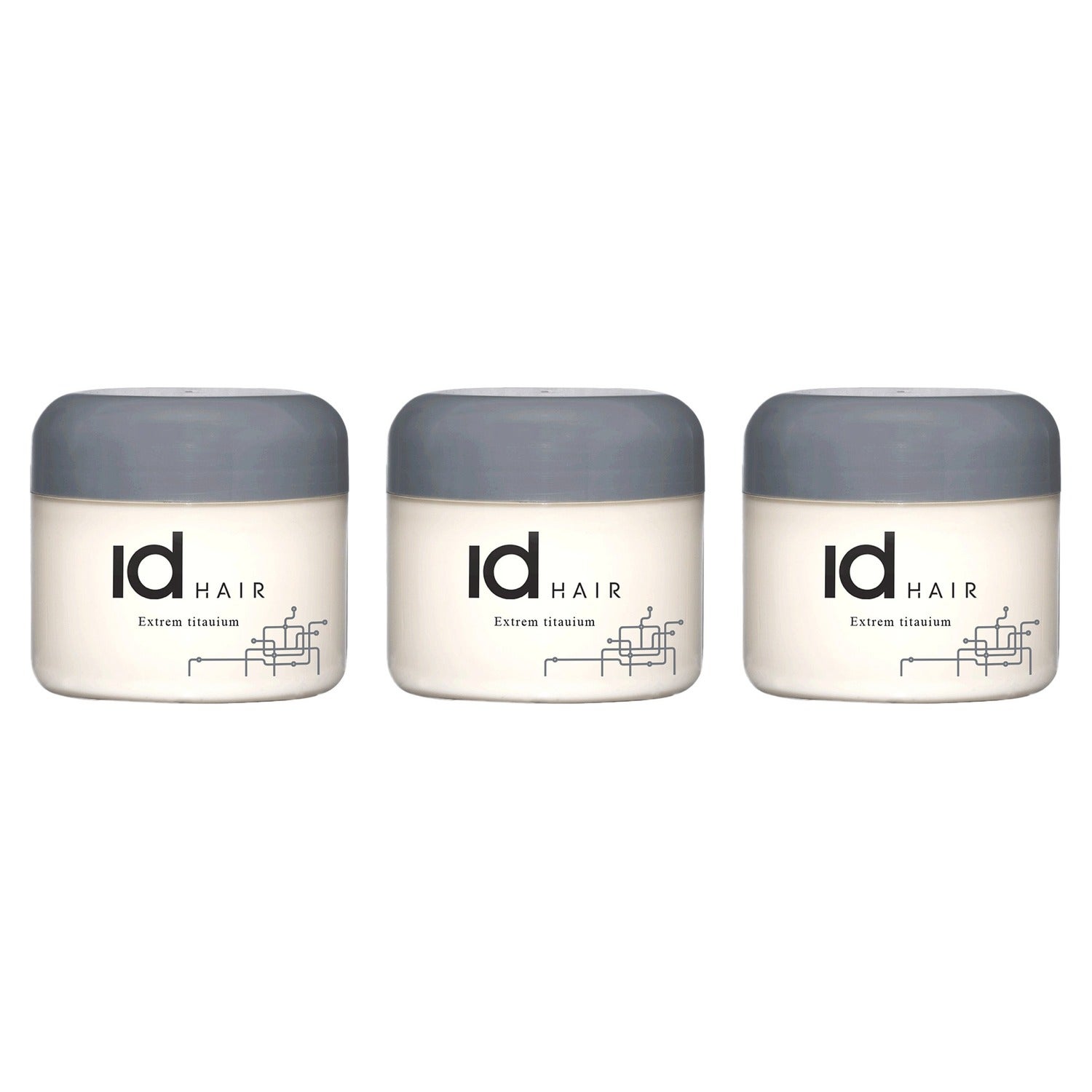 Id Hair Extreme Titanium 3 x 100 ml - 300 ml