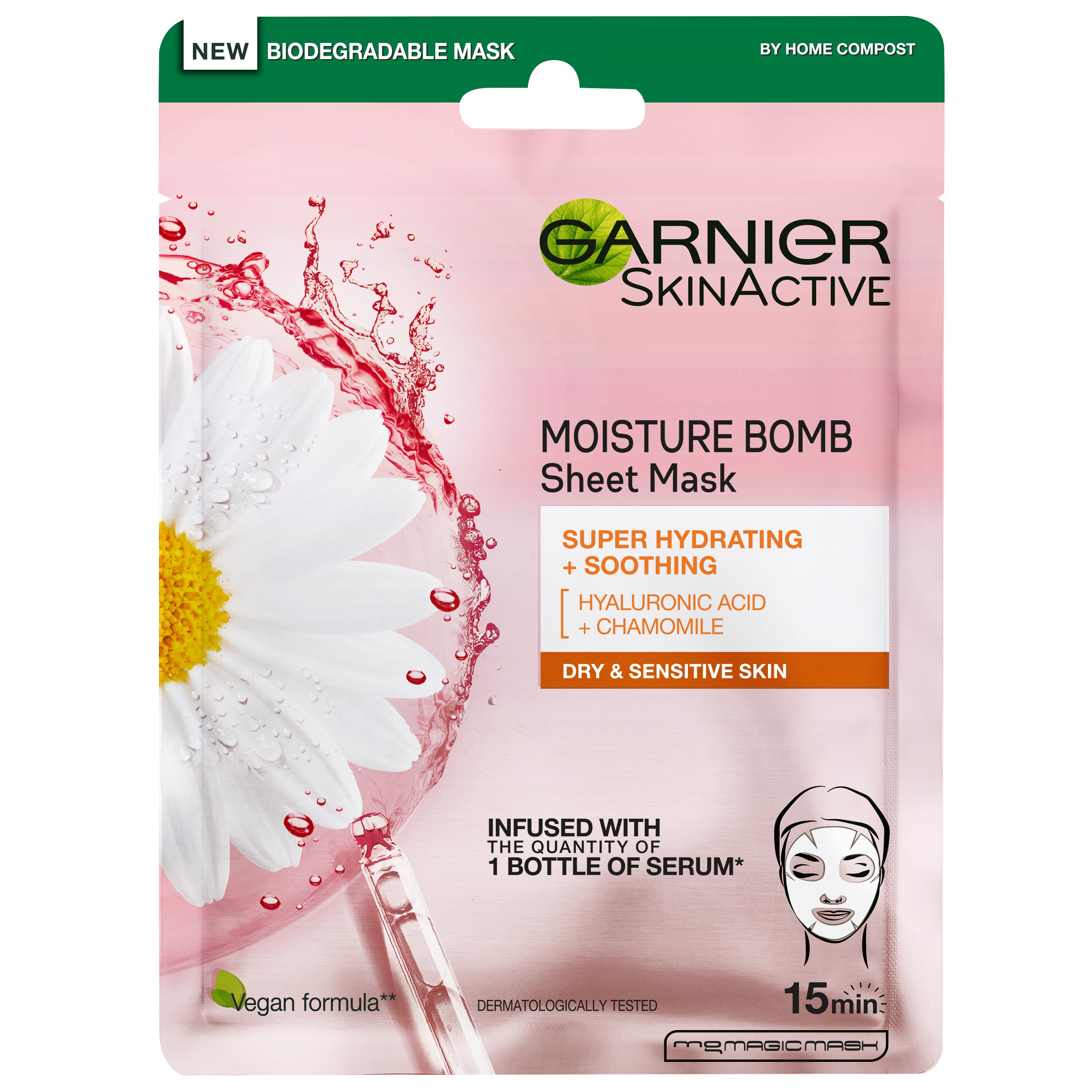Garnier Skinactive Moisture Bomb Hydrating + Soothing Tissue Mask 1 Piece
