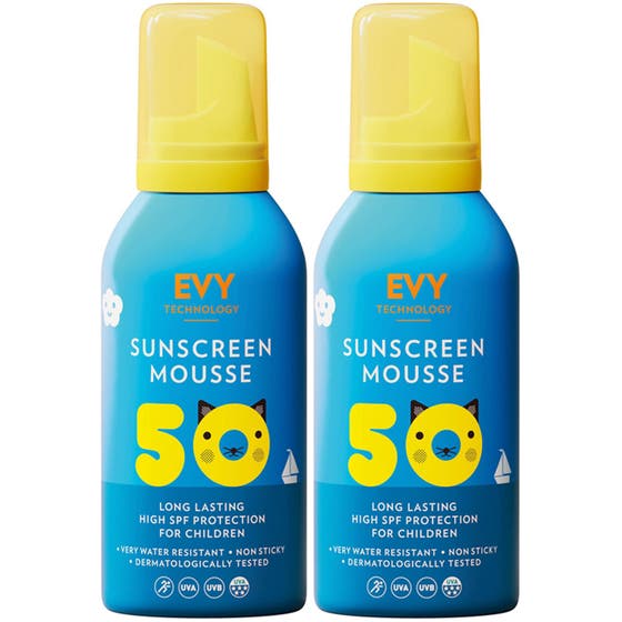 Sunscreen Mousse For Kids SPF50 Duo
