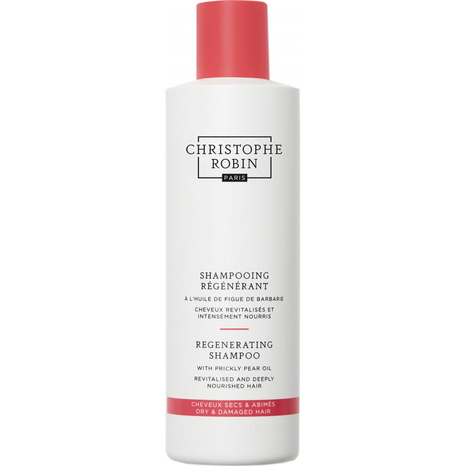 CHRISTOPHE ROBIN Regenerating Shampoo With Rare Prickly Pear Oil schampo & balsam herr