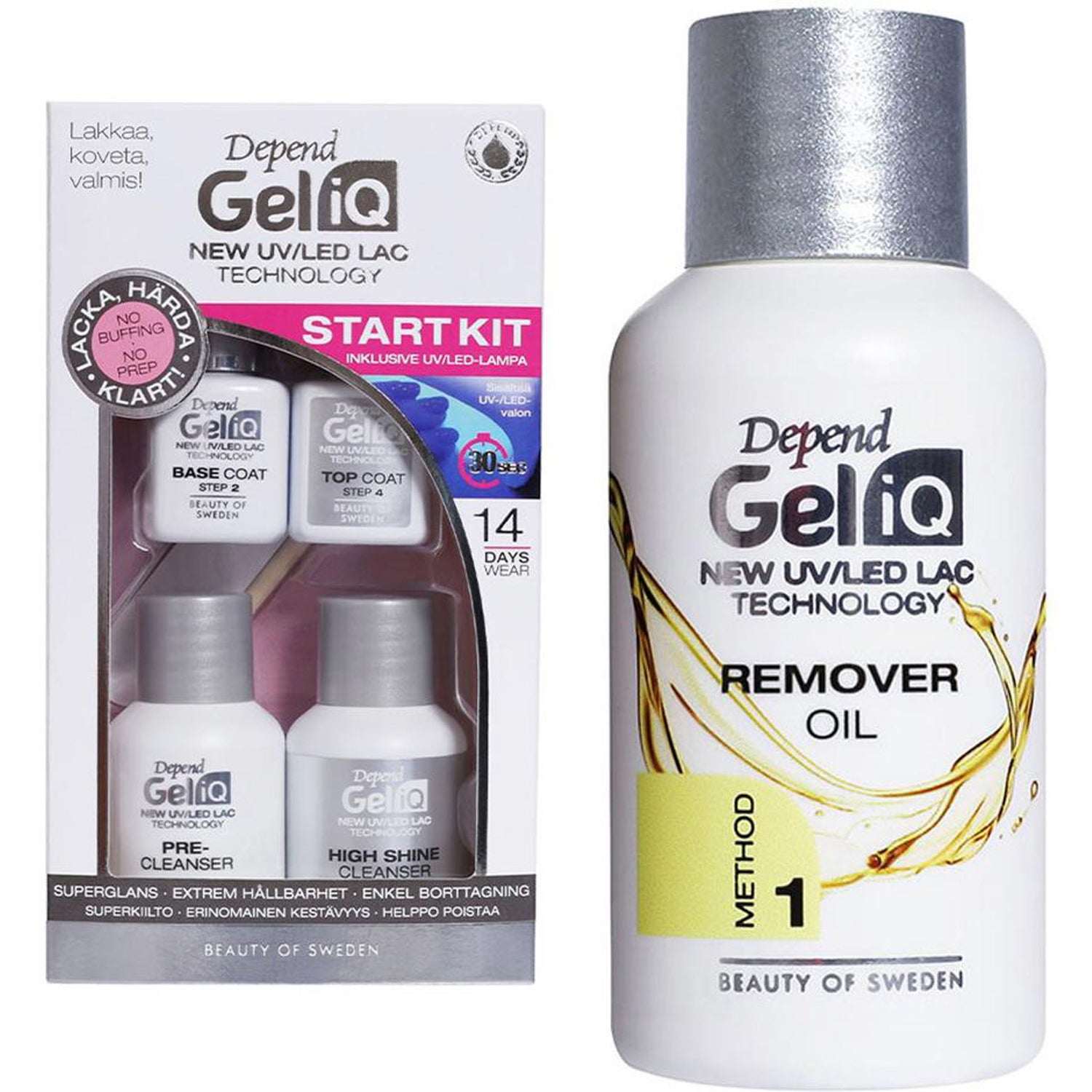 Depend Gel iQ Start Kit & Remover Oil