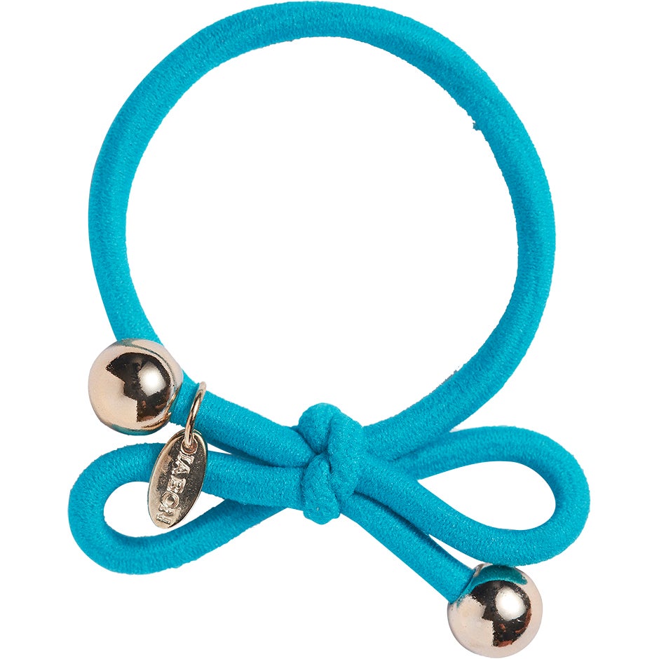 IA BON Hair Tie Gold Bead Dark Turquise