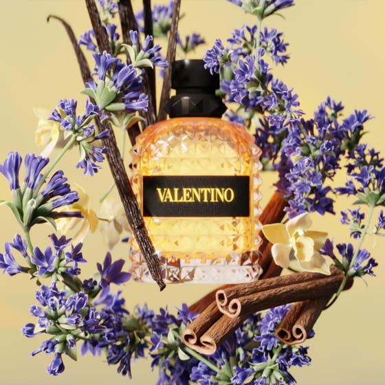 Valentino Born in Roma Uomo Yellow Dream Eau de Toilette 100 ml herreparfyme med noter av kanel, lavendel og vanilje
