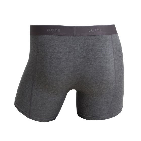 Men Softboost Boxer Dark Grey Melange