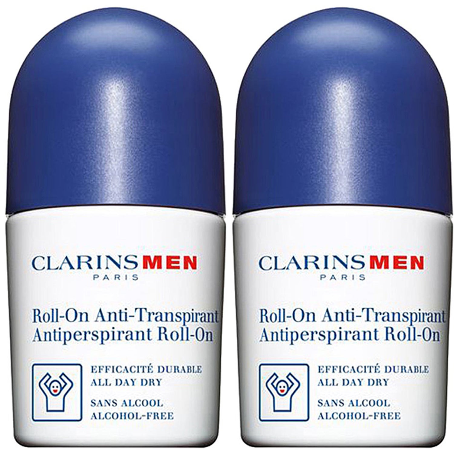 Clarins Antiperspirant Deo Roll-On Duo herr