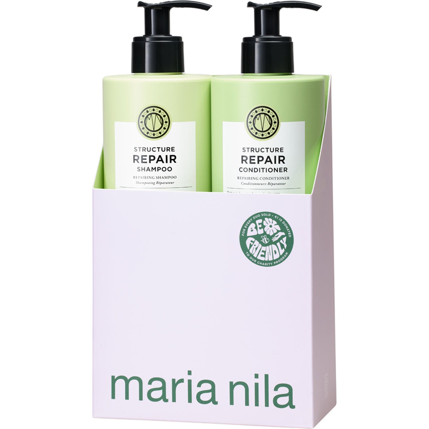 Produktfoto för Maria Nila Duo Bundle Structure Repair 2x500 ml Kit - 1000 ml