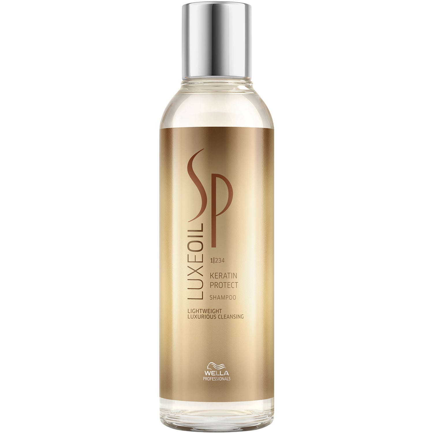 Köp Wella System Professional Luxe Keratin Protein Shampoo, SP Luxe Hair Oil Keratin Protect Shampoo 200 ml Wella Shampoo fraktfritt