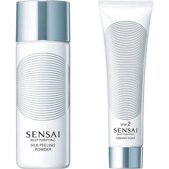 Silky Purifying Exfoliate & Cleanse (Peeling Powder + Creamy Soap)