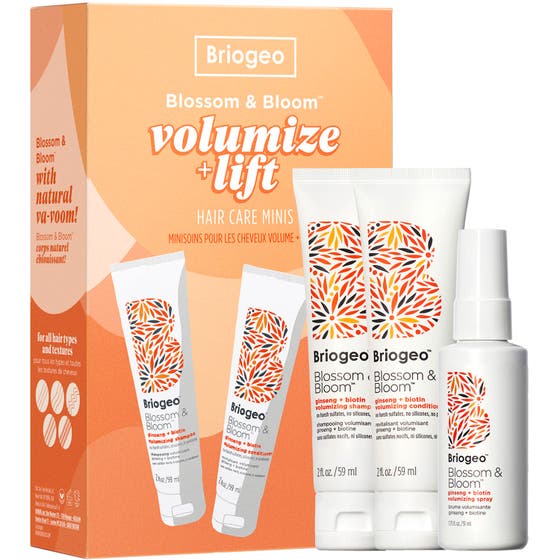 Blossom & Bloom Volumize + Thicken Minis Hair Kit