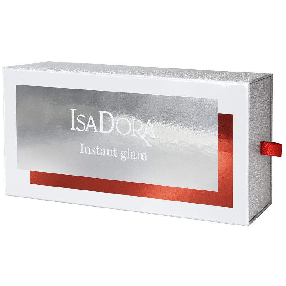 Produktfoto för IsaDora Instant Glam Gift Box Mascara+Eyeliner+Lip Gloss+Makeup Bag
