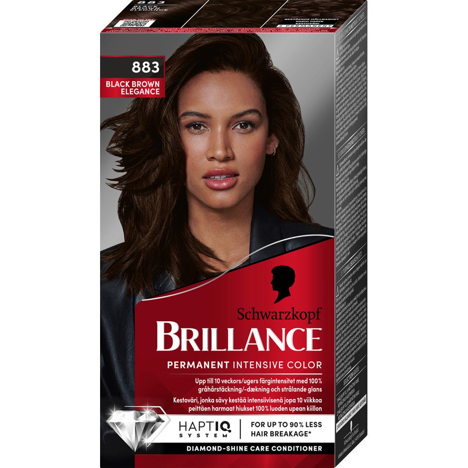 Schwarzkopf Brillance Intensive Color Creme 883 Magic Black Brown 1 pcs