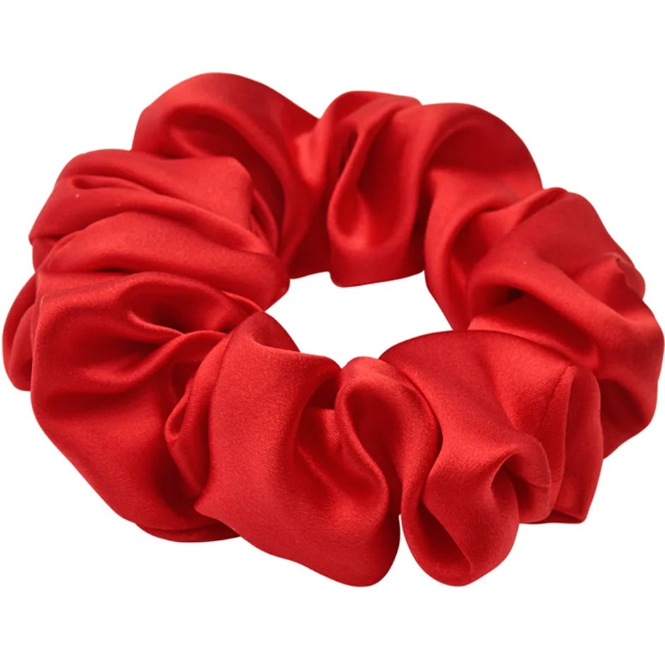 Lenoites Mulberry Silk Scrunchie White 1 pcs håraccessoarer dam – bild 6
