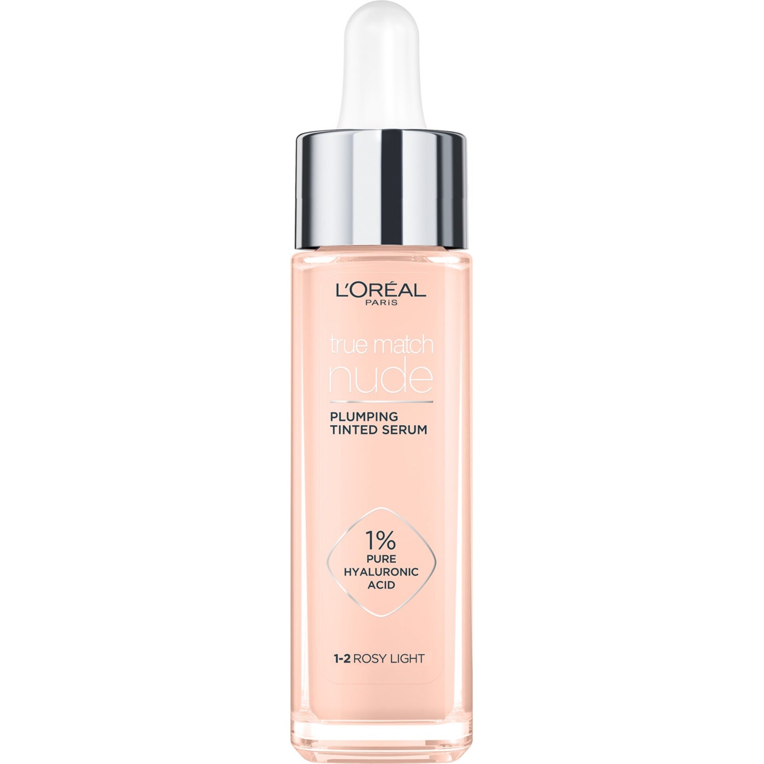 L'Oréal Paris True Match Nude Plumping Tinted Serum Rosy Light 1-2 - 30 ml billede