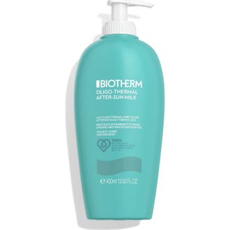 Biotherm Oligo-Thermal After-Sun Milk 400 ml beroligende fuktighetskrem i lysegrønn flaske med pumpe