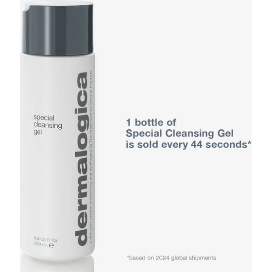 Dermalogica Special Cleansing Gel 500 ml såpefri ansiktsrengjøring i pumpeflaske som dyprenser og beroliger huden