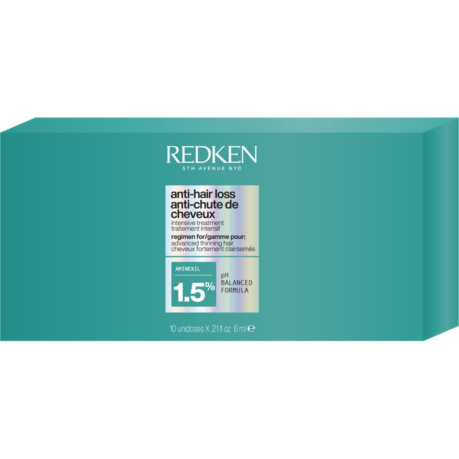 Redken Acidic Grow Full System Anti Hair-Fall Intensive Treatment 10 x 6 ml
