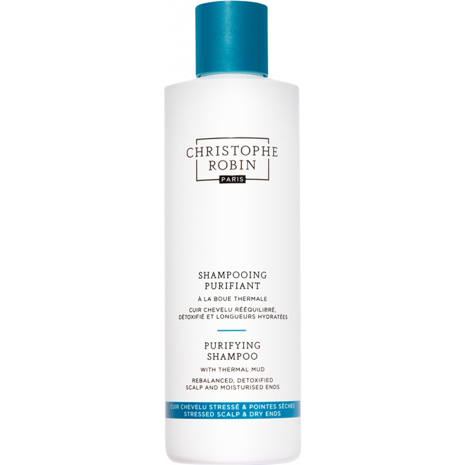 CHRISTOPHE ROBIN Purifying Shampoo With Thermal Mud schampo & balsam herr