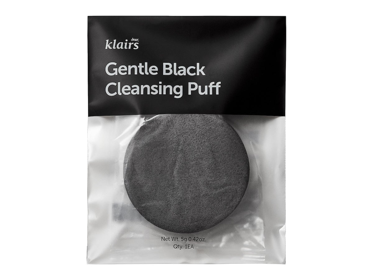 Klairs Gentle Black Deep Cleansing Puff 1 pcs