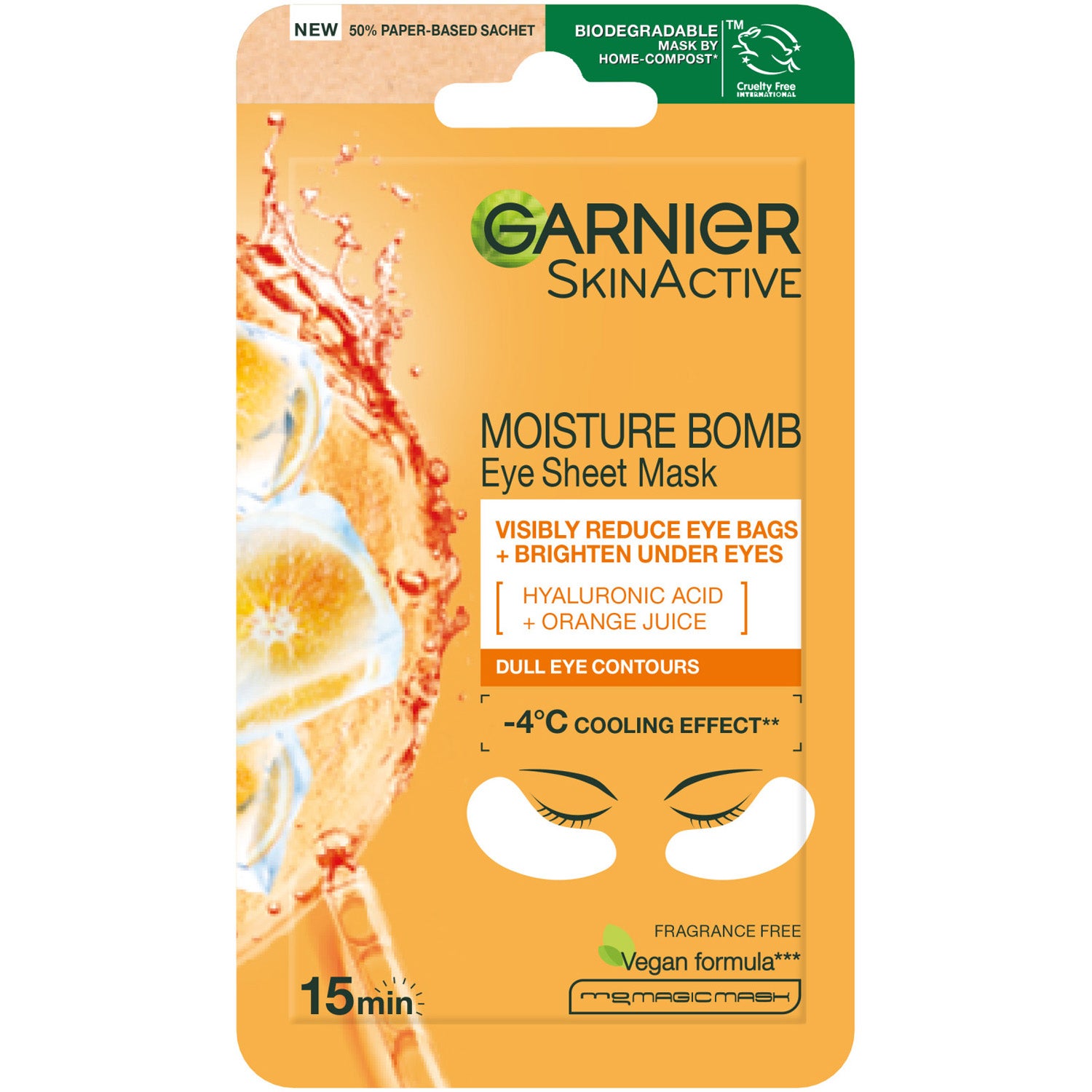 Garnier SkinActive   Vitamin C* Brightening & Glow Boosting Eye S