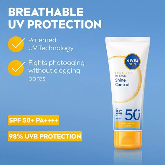 UV Face Shine Control Cream SPF 50+