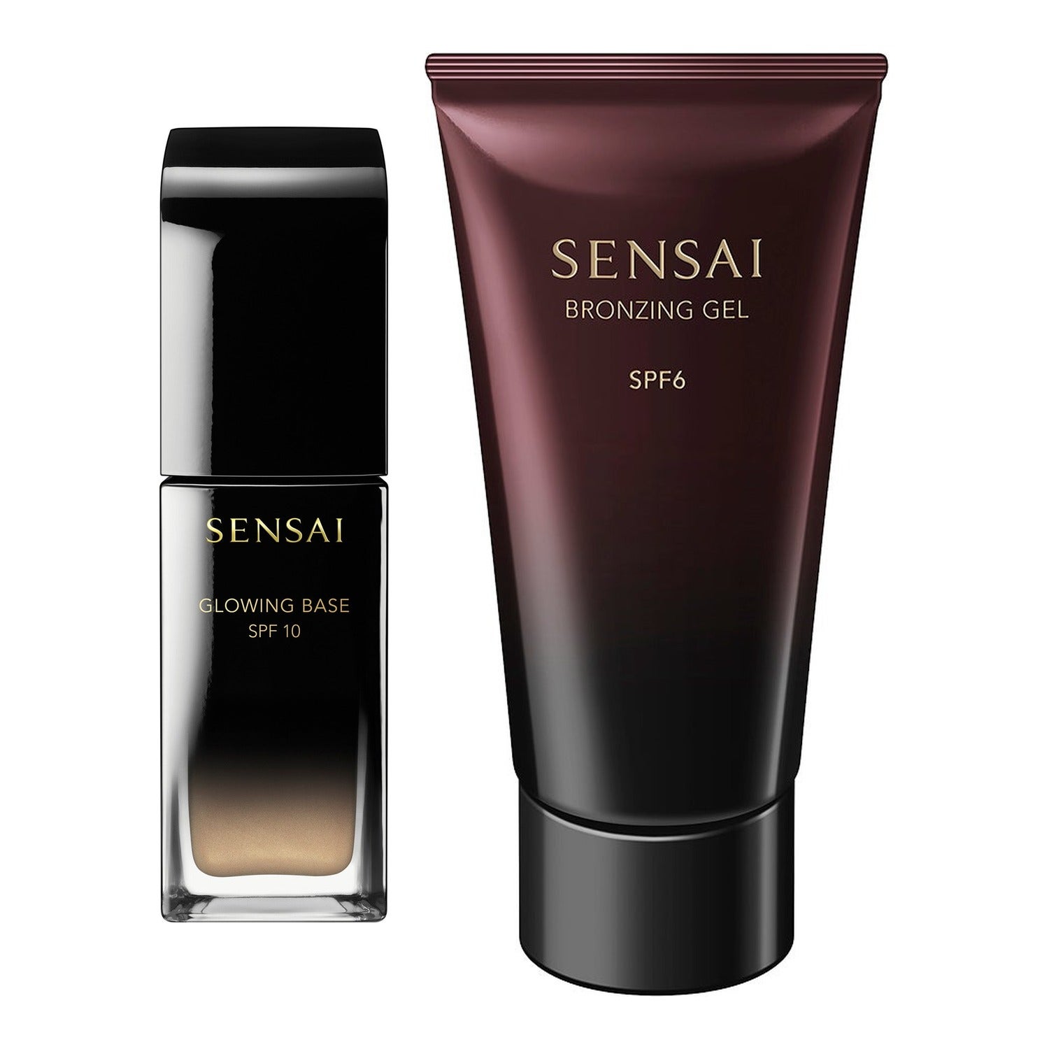 Sensai Glow & Bronze Amber Set (Glowing Base + Amber Bronze Gel) billede
