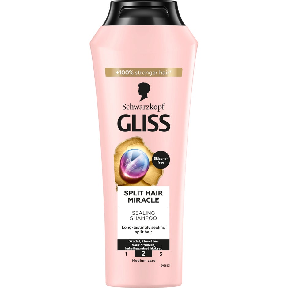 Schwarzkopf Gliss Sealing Shampoo Split Hair Miracle for Damaged Hair & Split Hair - 250 ml billede