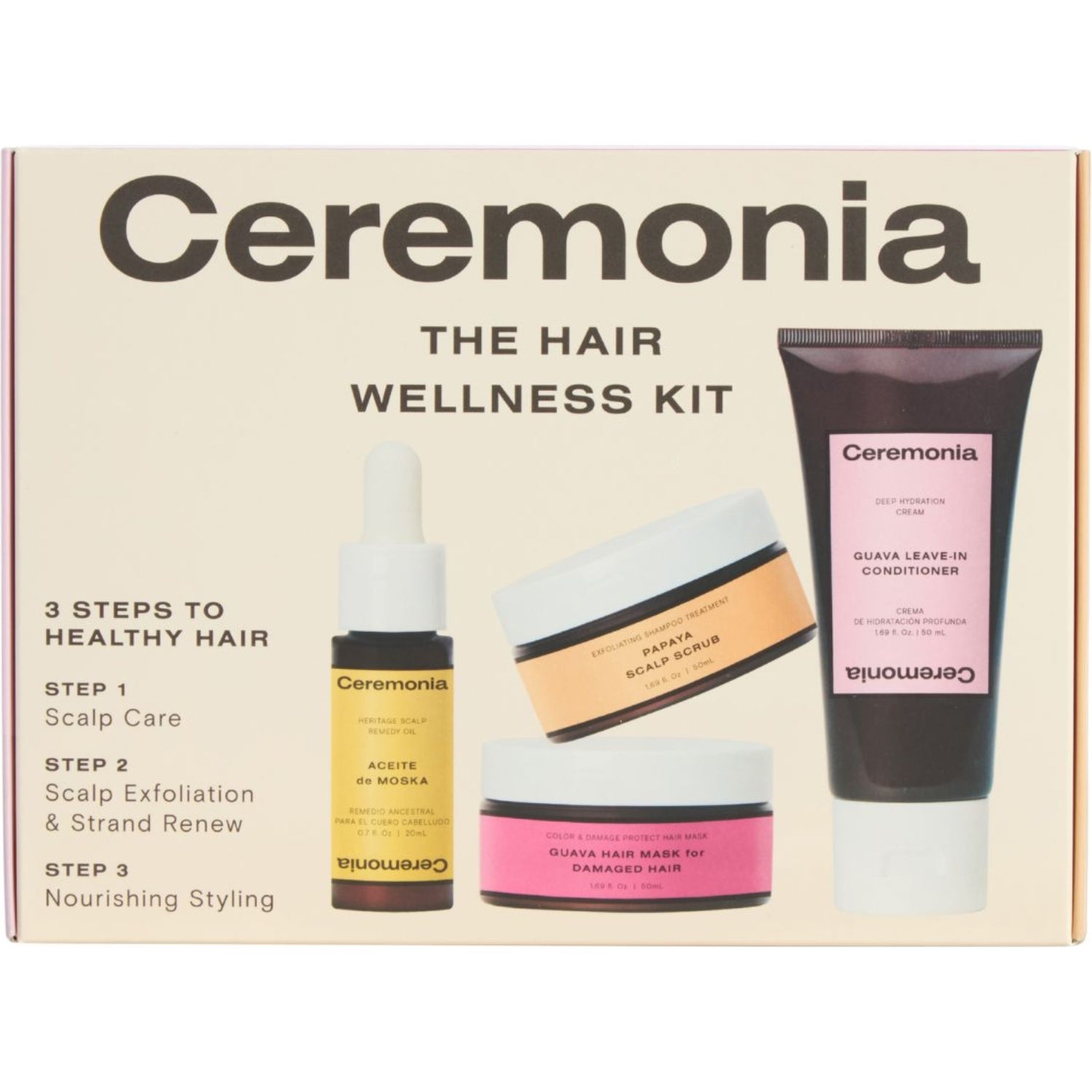 Ceremonia The Hair Welllness Kit 4 pcs