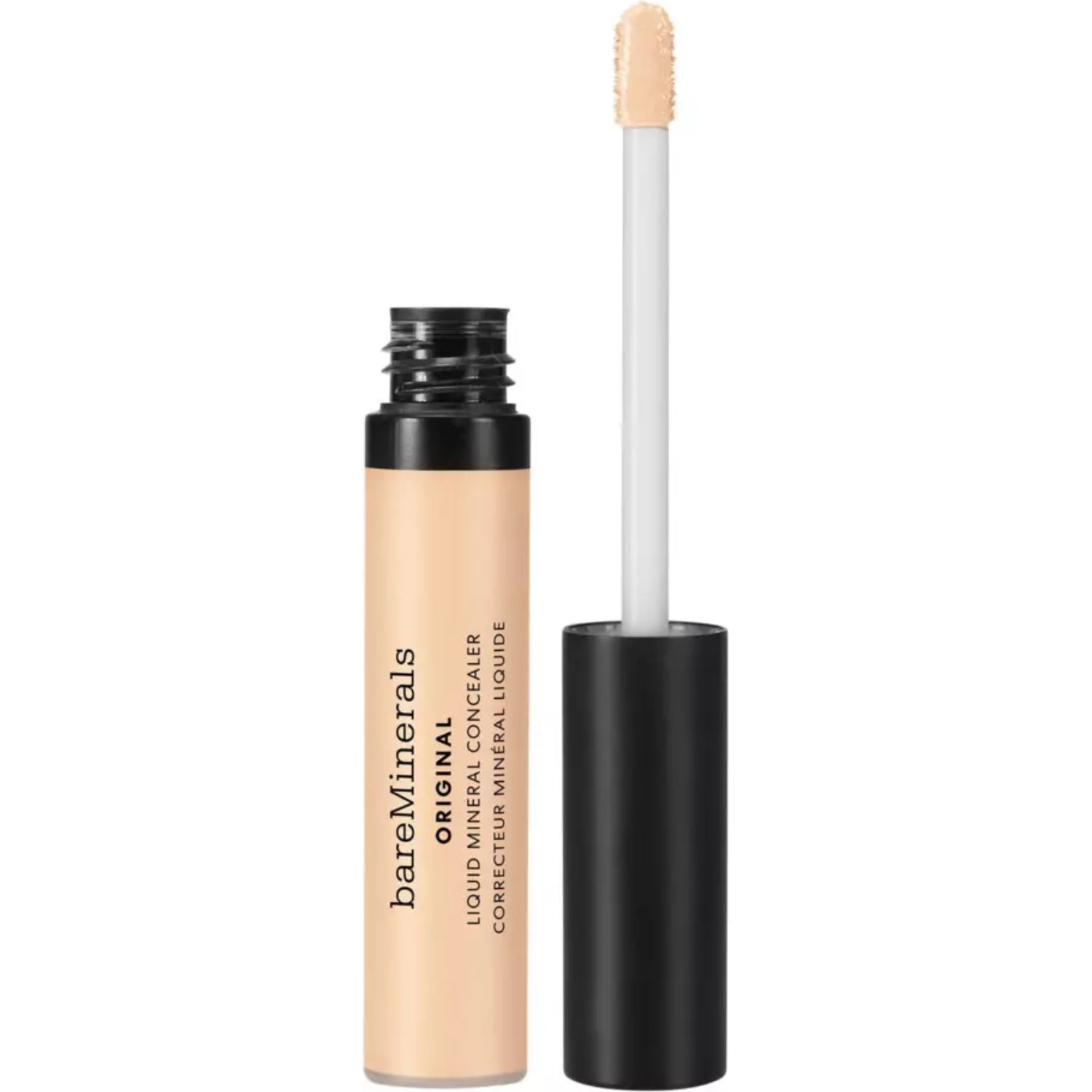bareMinerals bareMinerals Original Liquid Mineral Concealer Ren og vegansk med ultralett kremet formel og byggbar dekkevne. Reduserer synligheten av ujevnh