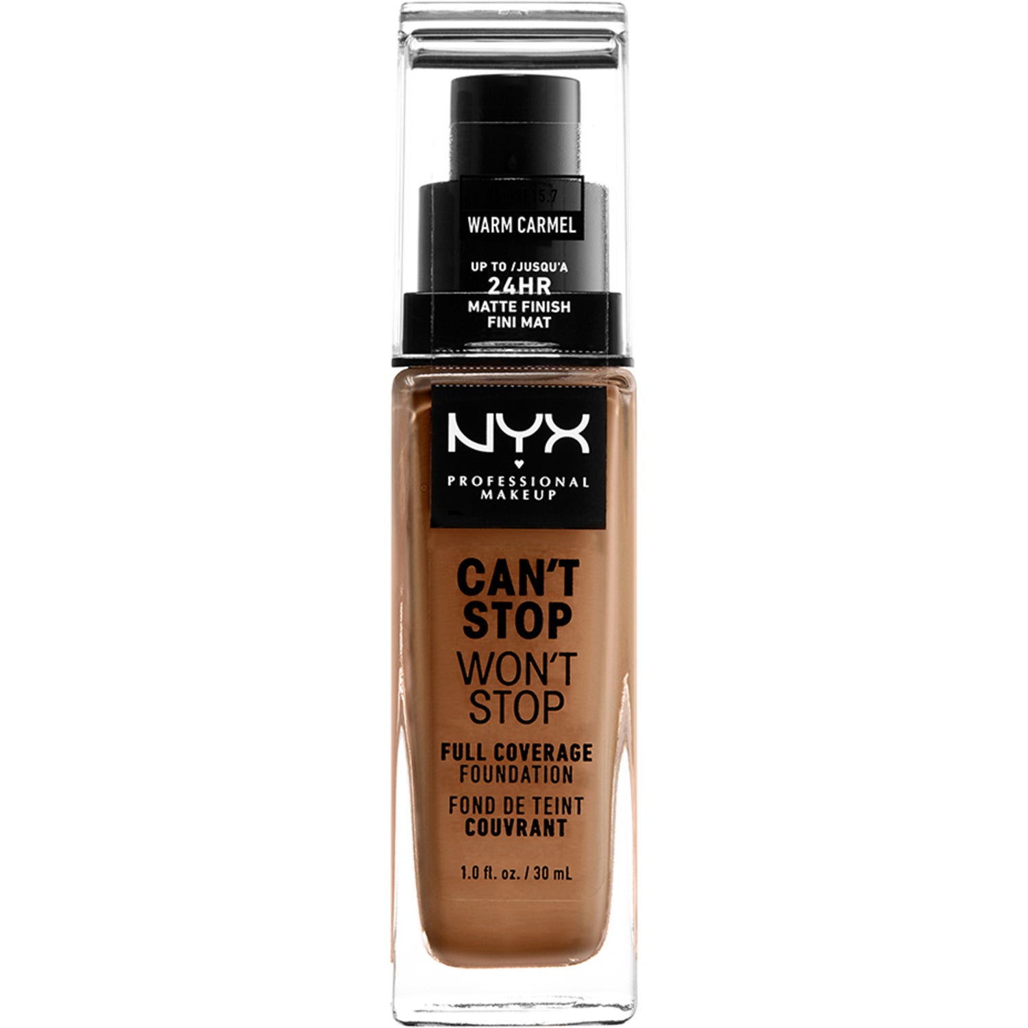 NYX Professional Makeup Can't Stop Won't Stop Foundation Warm carmel 30 ml