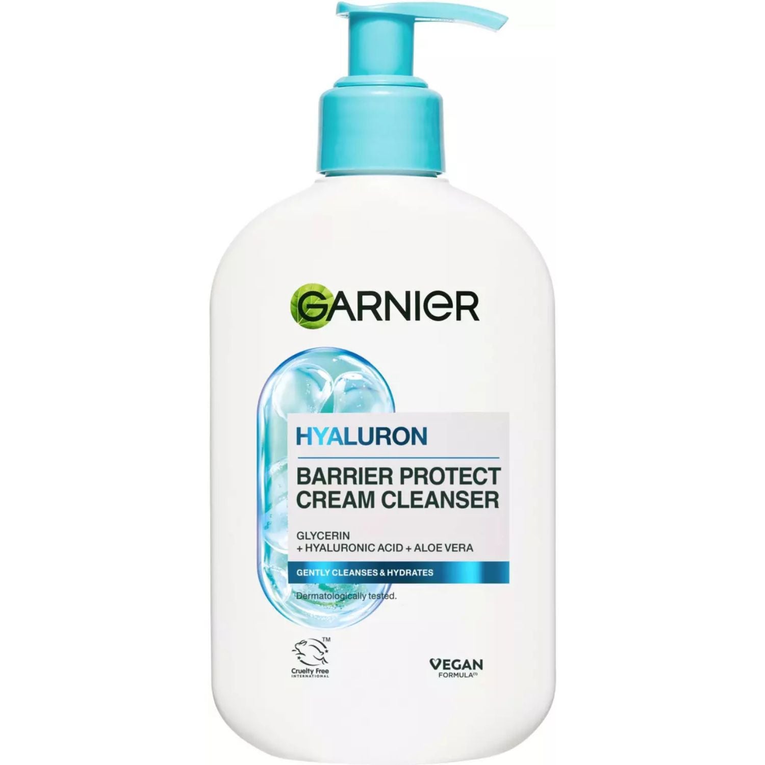 Garnier   Hyaluron Barrier Protect Cream Cleanser For Dry Skin 250 ml