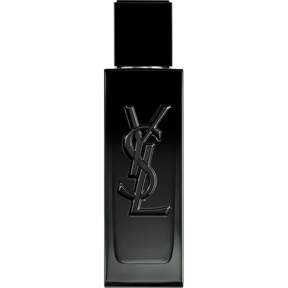 Yves Saint Laurent MYSLF Eau de Parfum 40 ml herreparfyme i blank svart glassflaske med ikonisk YSL logo