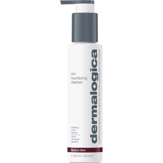 Dermalogica Skin Resurfacing Cleanser 150 ml eksfolierende rens i hvit pumpeflaske med sølvdetaljer
