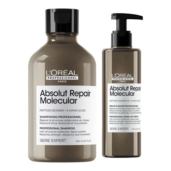 Absolut Repair Molecular Shampoo & Rinse-Out Serum