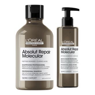 Absolut Repair Molecular Shampoo & Rinse-Out Serum